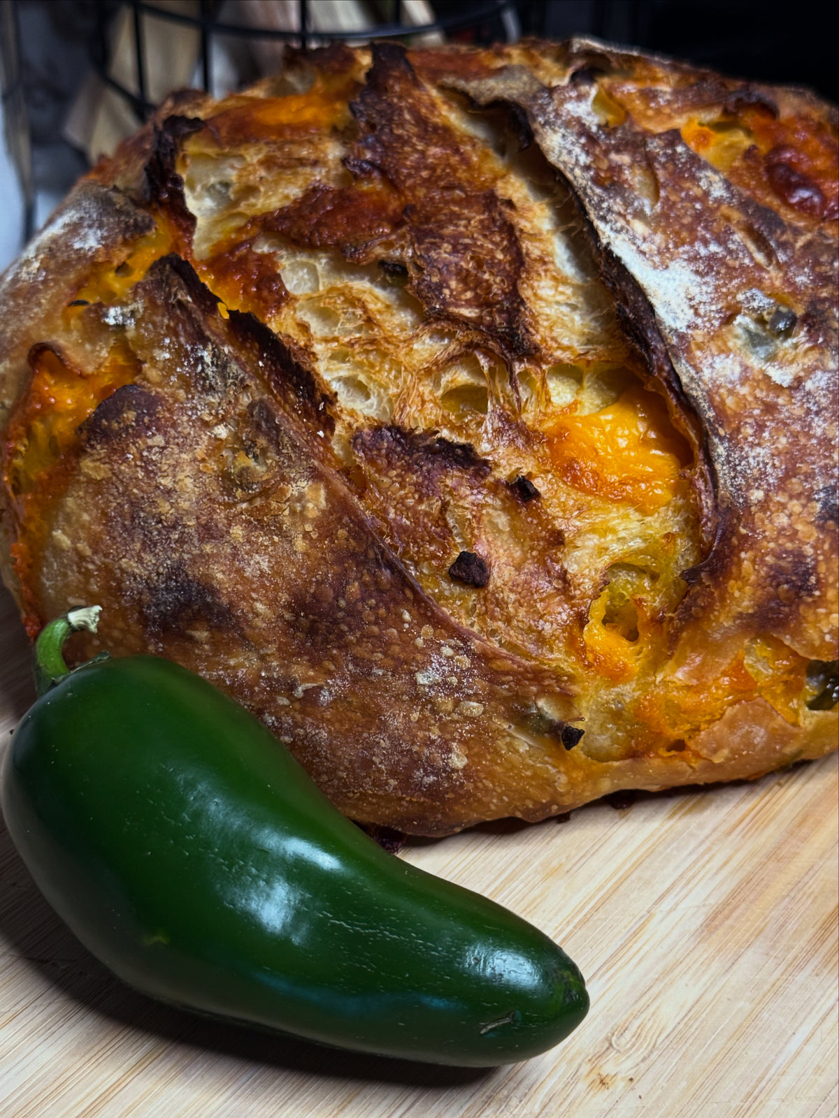 Jalapeño Cheddar Sourdough