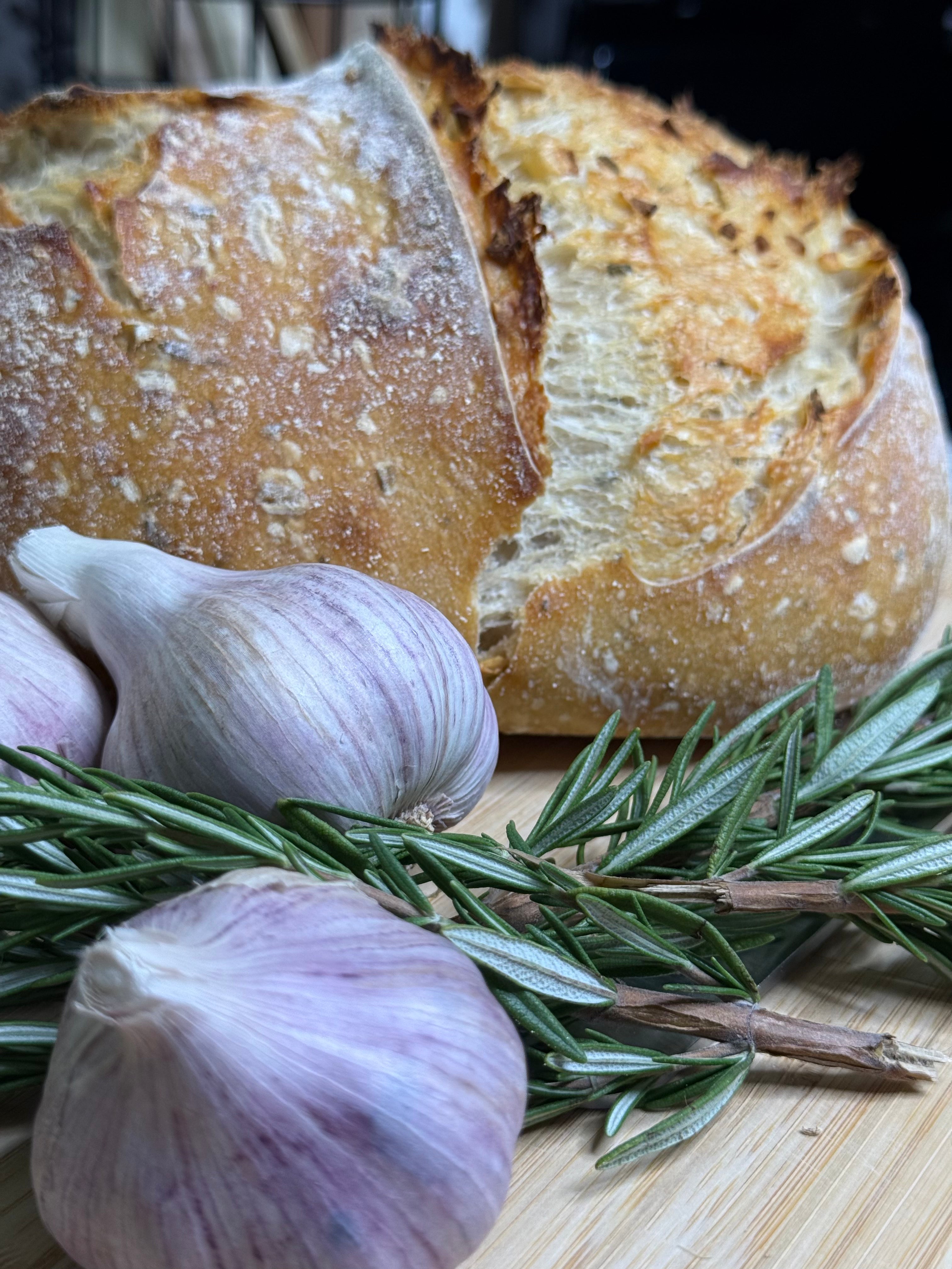 Rosemary Garlic Sourdough